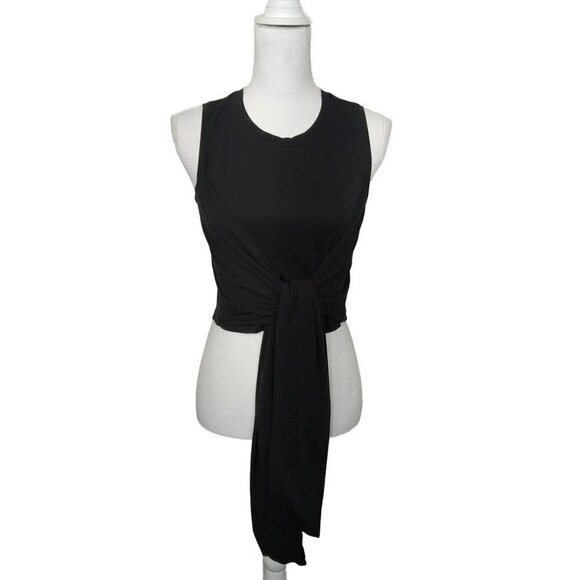 LULULEMON Gather and Grow Tank Top Black Sz 6 Like NEW - Picture 1 of 5